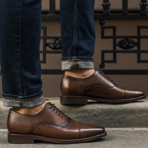 THURSDAY BOOT Co. Other - THURSDAY Boot Company Executive Dress Shoes In Hickory Color Cap Toe Size 9 Men'
